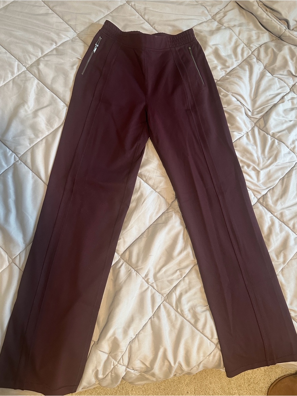 Lululemon plum purple wide leg pant